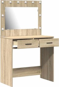 vidaXL Τραπέζι περιποίησης Δρύς Sonoma 78,5 x 41 x 135 εκ
