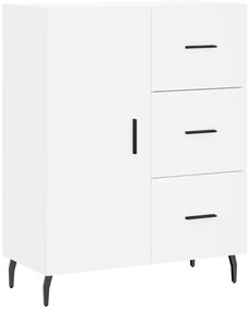 vidaXL Ντουλάπι Λευκό 69,5x34x180 εκ. από Επεξεργασμένο Ξύλο