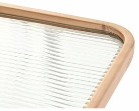 Τραπεζάκι Καφέ DKD Home Decor Κρυστάλλινο Μέταλλο (90 x 60 x 46 cm)
