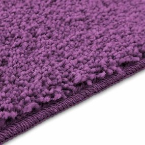 vidaXL Αντιολισθητικό μαξιλάρι μπάνιου Μοβ 70 x 120 cm PP