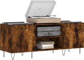 vidaXL Δισκοθήκη Καπνιστή Δρυς 121x38x48 εκ. από Επεξεργασμένο Ξύλο