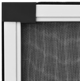 vidaXL Σήτα Παραθύρου Επεκτεινόμενη Λευκή (75-143)x50 εκ.