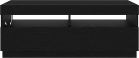 vidaXL Ντουλάπι TV Μαύρη Οξυά 100 x 35 x 40 εκ Επεξεργασμένο ξύλο