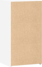 vidaXL Συρταριέρα Λευκή 50x42,5x93 εκ. από Επεξεργασμένο Ξύλο