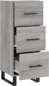 vidaXL Ντουλάπι Γκρι Sonoma 34,5x34x90 εκ. από Επεξεργασμένο Ξύλο