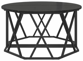 vidaXL Τραπεζάκι σαλονιού Μαύρη δρυς 80 x 80 x 42 cm