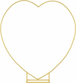 vidaXL Αψίδα Γάμου Χρυσό 195 x 35 x 211 εκ Ατσάλι