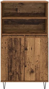 vidaXL Highboard Καφέ 60 x 36 x 110 εκ. Επεξεργασμένο ξύλο