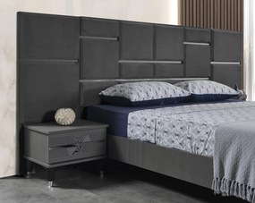 Stewehome Σετ Κρεβατοκάμαρας γκρι 160x200 cm