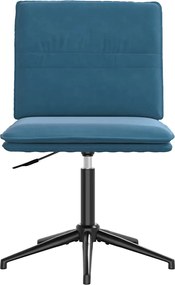 vidaXL Καρέκλες Τραπεζαρίας 2 τεμ. Μπλε Βελούδινες