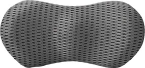 vidaXL Μαξιλάρι πλάτης Γκρι Αφρός Μνήμης 47,5 x 23 x 12 εκ