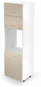 VENTO DP-60/214 high cargo cabinet, color: white / beige DIOMMI V-UA-VENTO-DP-60/214-BEŻOWY DIOMMI-60-22861