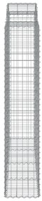 vidaXL Συρματοκιβώτια Τοξωτά 13 τεμ. 200x50x200/220 εκ. Γαλβαν. Ατσάλι