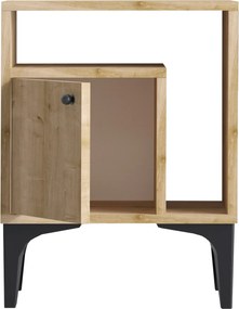 Κομοδίνο Sapphire Δρυς IGAOL 40x35x55