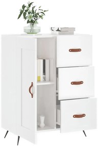 vidaXL Ντουλάπι Γυαλιστερό Λευκό 69,5x34x90 εκ. Επεξεργασμένο Ξύλο