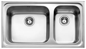 Teka Super Bowl 86 2C Max  Ένθετος Λείος Νεροχύτης