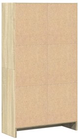 vidaXL Βιβλιοθήκη Sonoma Δρυς 60x24x109 εκ. από Επεξεργασμένο Ξύλο