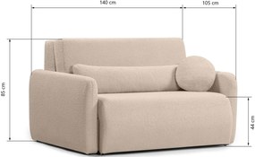 Πολυθρόνα - Κρεβάτι Nuvia-Prasino