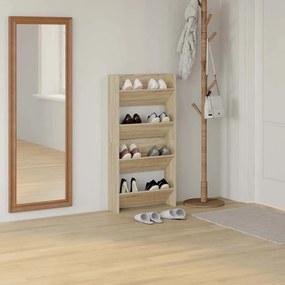 vidaXL Παπουτσοθήκες 2 τεμ. Sonoma Δρυς 60 x 18 x 60 εκ. Μοριοσανίδα