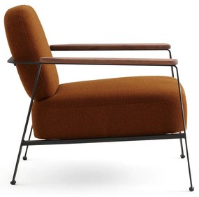 Πολυθρόνα με μελανζέ ψαθωτή ταπετσαρία, Abraxas