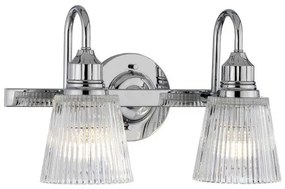 Απλίκα Φωτιστικό Μπάνιου 2xG9 Χρώμιο IP44 Addison QN-ADDISON2-BATH  Quintiesse Elstead Lighting-QN-ADDISON2-BATH-Χρώμιο QN-ADDISON2-BATH