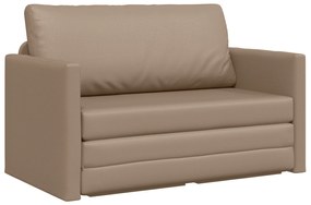 vidaXL Καναπές Κρεβάτι 2 σε 1 Καφετί 124x71x78 εκ Ψεύτικο Δέρμα