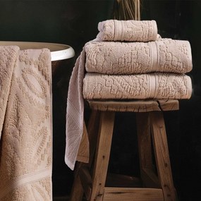 Πετσέτα Σώματος (70x140) Nef-Nef Homeware Premium Louiza Beige 550gsm