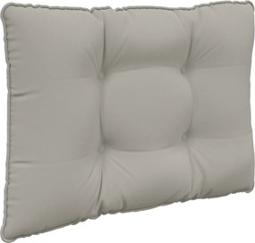 vidaXL Μαξιλάρι Καναπέ Εξωτερικού Χώρου 2 pcs Γκρι Πολυεστέρας