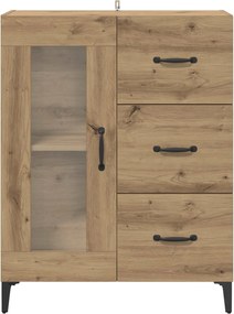 vidaXL Πλαϊνό γραφείο Artisan Oak 69,5 x 34 x 90 εκ.