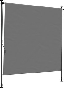 vidaXL Εξωτερικό ρολό Ανοιχτό γκρι 100 x 270 cm