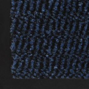Πατάκι Απορροφητικό Σκόνης Ορθογώνιο Μπλε 60 x 90 εκ. Θυσανωτό - Μπλε