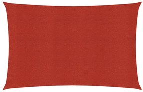 Πανί Σκίασης Κόκκινο 3,5 x 5 μ. από HDPE 160 γρ/μ²