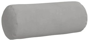 vidaXL Μαξιλάρια Στήριγμα 2 pcs Ανοιχτό γκρι Ø 15 x 40 εκ