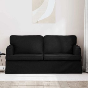 vidaXL Καναπές Μαύρο 162 x 80 x 85 εκ ύφασμα
