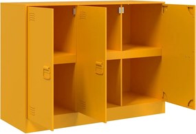 vidaXL Ντουλάπι Μουσταρδί 99x39x73 εκ. από Ατσάλι