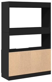 vidaXL Ντουλάπι Μαύρο 92x33x140 εκ. από Επεξεργασμένο Ξύλο