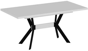 Τραπέζι Hugo 506MNR3452 160x80x76cm White Μοριοσανίδα, Μελαμίνη