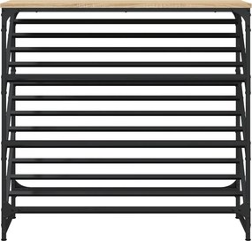 vidaXL Παπουτσοθήκη Sonoma Δρυς 90x30x85 εκ. Επεξεργασμένο Ξύλο
