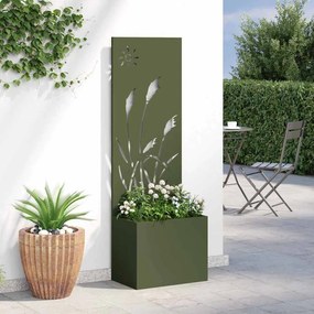 vidaXL Οθόνη Ιδιωτικότητας Κήπου Λαδί 50 x 32 x 150 εκ