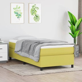 Πλαίσιο Κρεβατιού Boxspring Πράσινο 90 x 200 εκ. Υφασμάτινο - Πράσινο