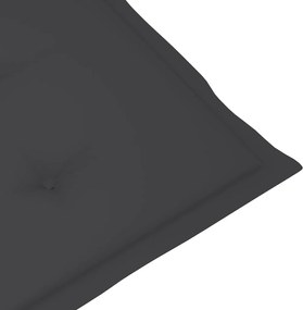 vidaXL Πολυθρόνα Kουνιστή από Μπαμπού με Μαξιλάρι