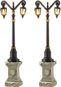 Σετ Μινιατούρα Φανάρι LuVille - Ύψους 14.5cm - 2 τεμάχια