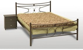 Πέταλο Κρεβάτι Διπλό Μεταλλικό 150x190cm