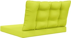 vidaXL Μαξιλάρι Καναπέ Εξωτερικού Χώρου 2 pcs Πράσινο Πολυεστέρας