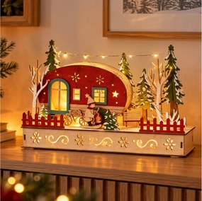 Διακοσμητική Παράσταση με LED - 19x10x28cm