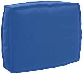 vidaXL Μαξιλάρι παλέτας για πλάτη Μπλε Ρουά 50 x 40 x 12 cm