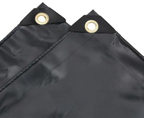 vidaXL Μουσαμάς Ανθρακί 650 γρ./μ.² 3x3 μ.