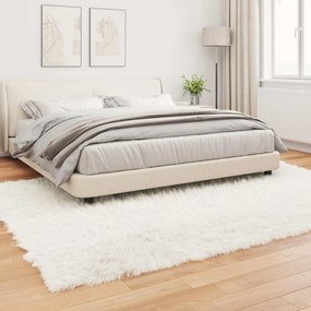vidaXL Χαλί από τεχνητό πρόβειο δέρμα TAFALLA Λευκό 240 x 340 εκ.