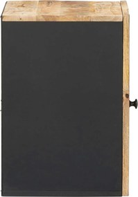 vidaXL Κρεμαστό ντουλάπι Καφέ και Μαύρο 38 x 33,5 x 48 εκ.