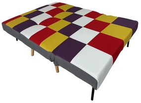 SARA PATCHWORK ΥΦΑΣΜΑ ΚΑΝΑΠΕΣ/ΚΡΕΒΑΤΙ 134Χ80ΕΚ.